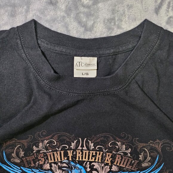 The Rock and Roll Society of Edmonton T-Shirt Size Large ATC Tag - Picture 5 of 7